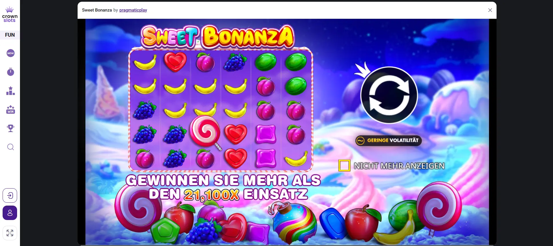 Sweet Bonanza Online Slot von Pragmatic Play